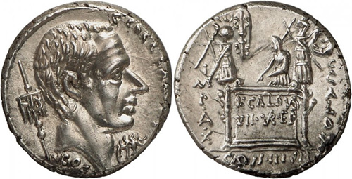 coelia roman coin denarius